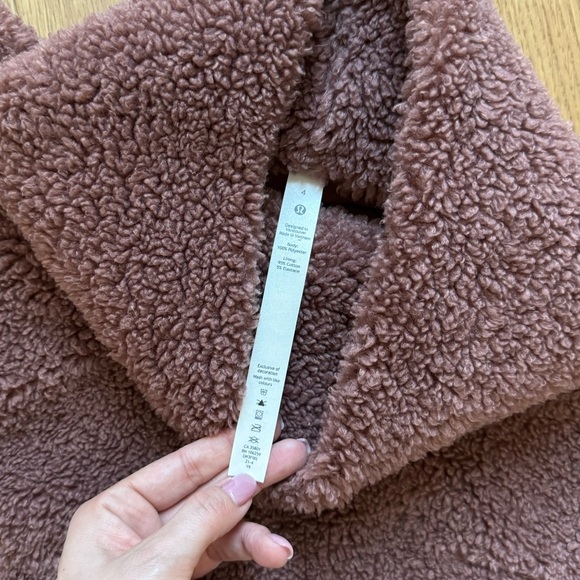 Lululemon Warmth Restore Long Pullover - EUC - Smokey Topaz - Size 4 - Picture 4 of 6